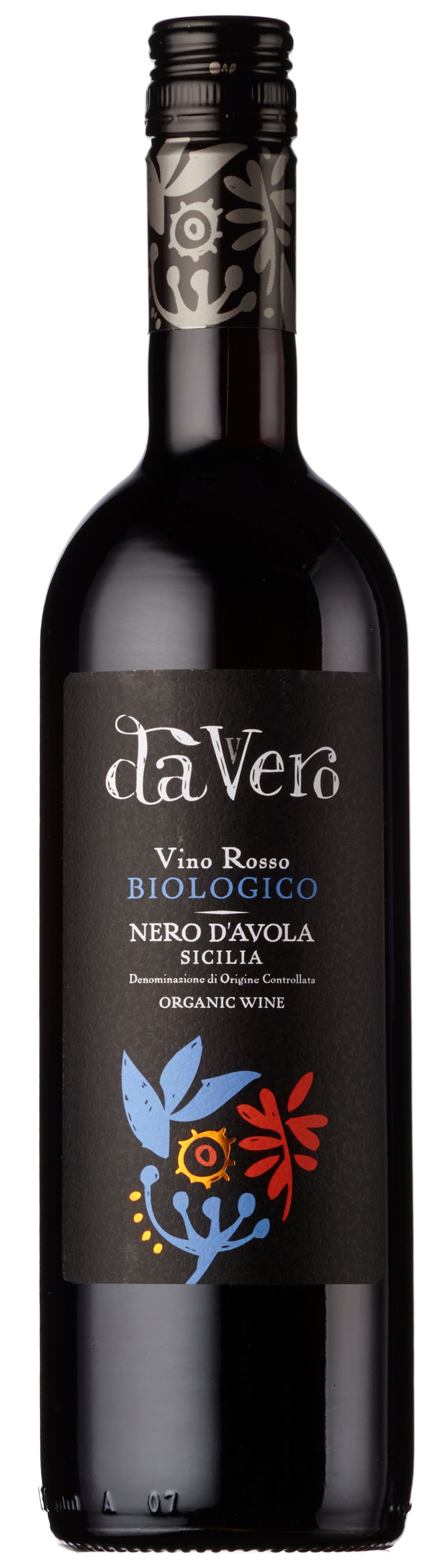 Da Vero Biologico Nero d’Avola, Sicilia DOC (Organic)