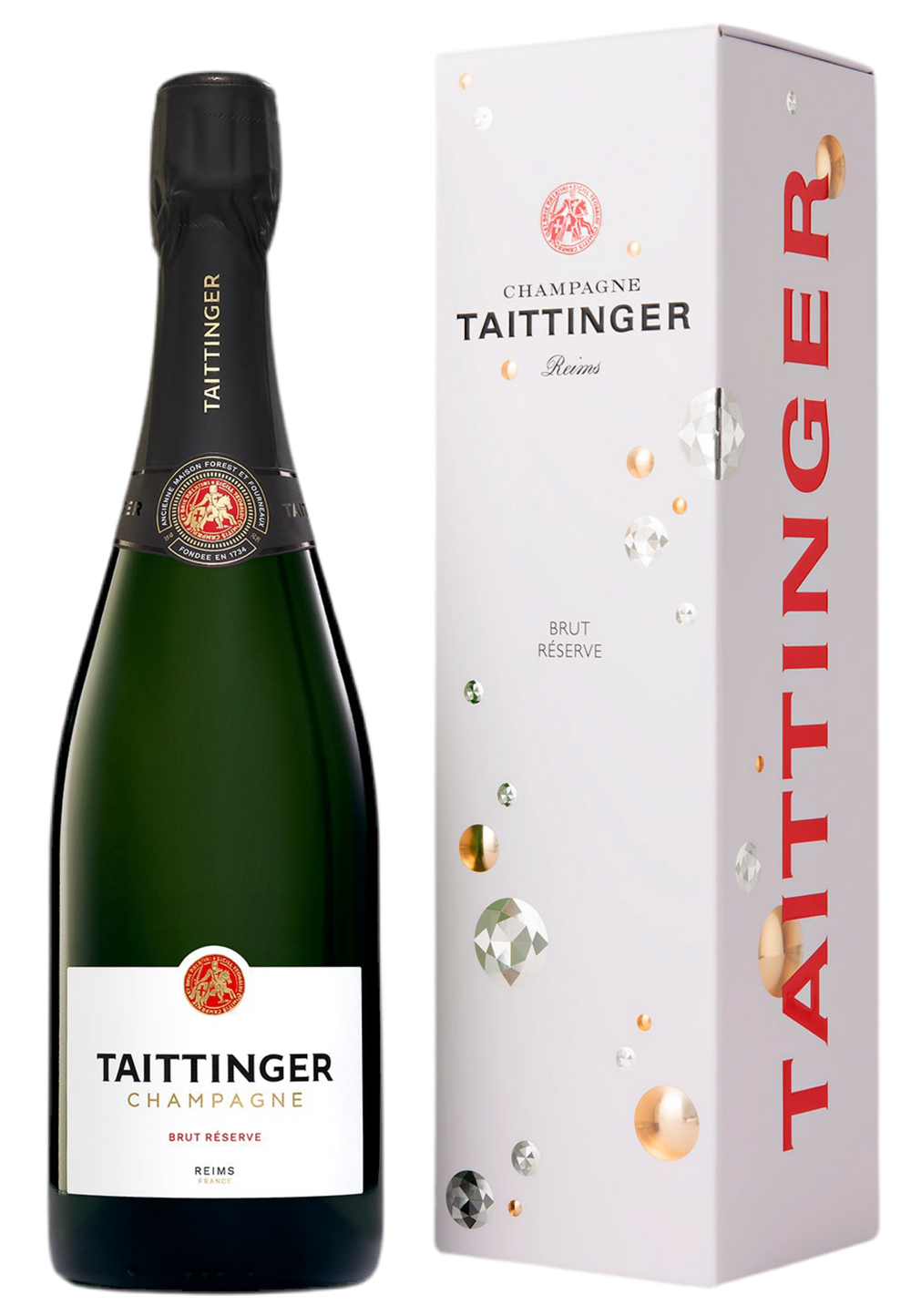 Tattinger Champagne Gift Box Brut Reserve NV